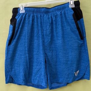 New Blue/Black Korsa by Road Runner Sport Athletic Men's Shorts